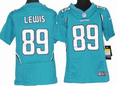 Nike youths Jersey Jacksonville Jaguars 89 Marcedes Lewis Green Game